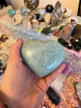 Load image into Gallery viewer, amazonite crystal heart