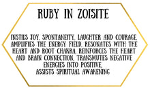 Load image into Gallery viewer, Ruby in zoisite DT point