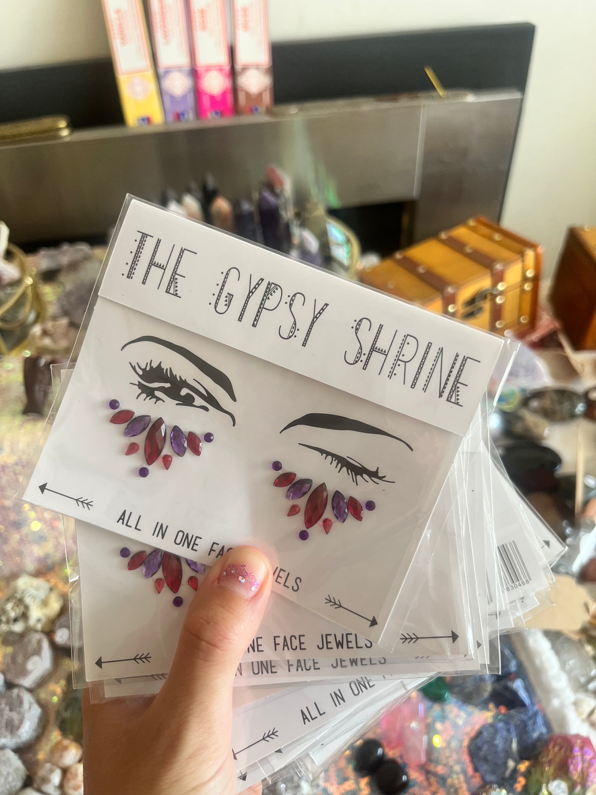 Gypsy face jewels discount