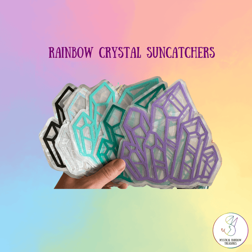 Rainbow Crystal Suncatcher - Mystical Rainbow Treasures 