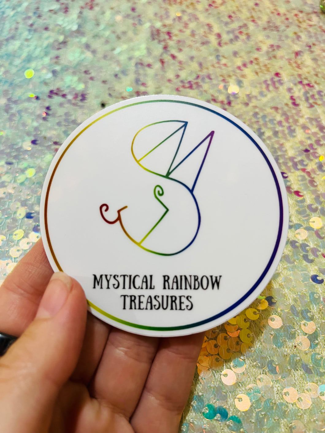 Logo Vinyl Sticker - Mystical Rainbow Treasures 