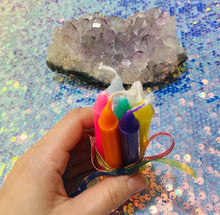 Load image into Gallery viewer, Rainbow Spell Candle Bundle - Mystical Rainbow Treasures 
